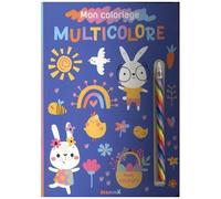 Mon Coloriage Multicolore Pâques - Avec Stickers