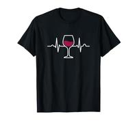 Mon cœur Bat pour Le vin Rouge, Amateur de Bon vin T-Shirt