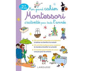 Mon grand cahier MONTESSORI d'activités pour toute l'année