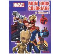 Mon Gros Coloriage + Stickers Marvel