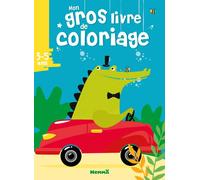 Mon gros livre de coloriage (Croco voiture) - Collectif - Hemma - broché - Livre-jeu