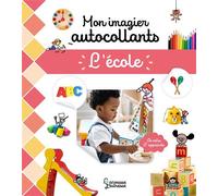 Mon imagier autocollants - L'Ecole - Collectif - Larousse - broché - Livre-jeu