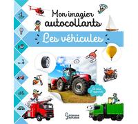 Mon imagier autocollants - Les véhicules - Collectif - Larousse - broché - Document jeunesse