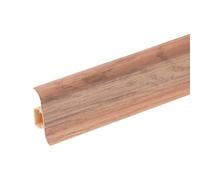 Mon Mobilier Design Plinthe goulotte passe-câble PVC 59 mm 1,1 m | Livrée avec angles, raccords et butées pour une installation continue et une finition soignée le long des murs.