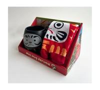 Mon Mug Daruma - Coffret Avec 1 Tasse, 1 Paire De Chaussettes, 1 Livre De Recettes