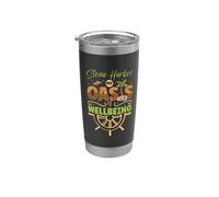 Mon oasis de bien-être Stone Harbor Gobelet isotherme en acier inoxydable double paroi