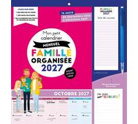 Mon petit calendrier mensuel Famille organisée 2027