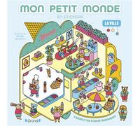 Mon petit monde en stickers - La ville Avec 5 puces sonores - Elodie Guilland - Grund - Boîte ou accessoire - Jeux livres objets