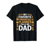 Mon planificateur Financier préféré m'appelle Papa, Fier de la fête des pères T-Shirt