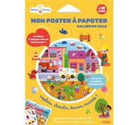 Mon poster à papoter - Balade en ville - - Sylvie Chokron - Fleurus - Document jeunesse