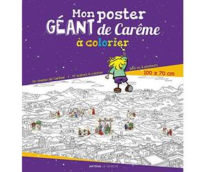 Mon poster géant de Carême à colorier