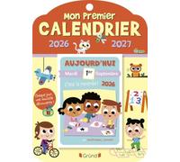 Mon premier calendrier 2026-2027 Premiers apprentissages Dès 3 ans