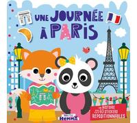Mon P'tit Hemma - Histoire avec stickers repositionnables - Une journée à Paris - Une histoire avec plus de 60 stickers repositionnables - Carotte Et Compagnie - Hemma - cartonné - Album jeunesse