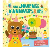 Mon P'tit Hemma - Histoire avec stickers repositionnables - Une journée d'anniversaire - Une histoire avec plus de 80 stickers repositionnables - Carotte Et Compagnie - Hemma - broché - Document jeune