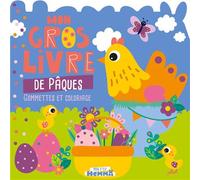 Mon P'tit Hemma - Mon gros livre de Pâques (Poule) - Gommettes et coloriage - Carotte Et Compagnie - Hemma - broché - Document jeunesse