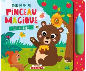 Mon P'tit Hemma - Mon premier pinceau magique - La nature - Carotte Et Compagnie - Hemma - cartonné - Document jeunesse