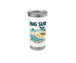 Mon refuge Big Sur Gobelet isotherme en acier inoxydable double paroi