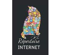 Mon Répertoire Internet: Carnet de mots de passe | 120 pages, 6X9 pouces | Répertoire alphabétique pour mots de passe | cadeau original et fantaisie ... registre de sécurité | mot de passe sécurisé