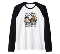 Mon réveil a des Moustaches, Pas de Bouton Snooze, Chat Manche Raglan
