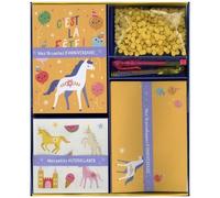 Mon Set D'invitations D'anniversaire ! - Avec 16 Cartes, 2 Stylos, 4 Feuilles D'autocollants, 16 Enveloppes Et Des Confettis