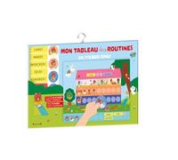 Mon tableau des routines en stickers épais - 60 autocollants - Estelle Tchatcha - Grund - Jeux livres objets