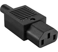MONACOR EMO-40-V2 Prise en ligne CEI à 3 pôles - Connecteurs pour câbles d'alimentation IEC