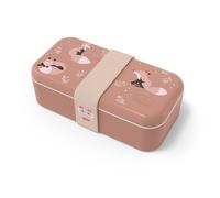 MONBENTO - Bento box enfant - Lunch Box 1 Compartiment - Idéal pour Travail/Ecole - Made In France - MB Foodie cannelle Fox