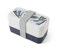 MONBENTO - Bento box - Lunch Box 2 Compartiments - Idéal pour Travail/Ecole - Made In France - MB Original bleu Nordic