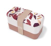 Lunch box rectangulaire 2x500ml rose vegetal