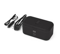 MONBENTO - Boîte Chauffante Lunch box Electrique avec Cable Voiture - Idéale pour le Travail/Bureau - MB Warmer noir Onyx