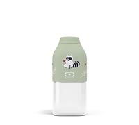 monbento - Bouteille Eau Réutilisable MB Positive S Raccoon 330ml - Gourde Enfant Raton Laveur - Idéale pour École, Sport, Pique-Nique - Sans Bpa - Zéro Déchet - Vert