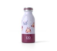 monbento - Petite Gourde Isotherme MB Cooly Owly - Hibou - Petite Gourde Hermétique pour Enfant Idéal pour Ecole et Parc - Sans Bpa - Violet