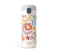 MONBENTO - Gourde Isotherme Enfant Pop graphic Papercut - Bouteille Isotherme pour Enfant 360 ml - Isotherme jusqu'à 12h Boissons Chaudes/Froides - Idéale pour École/Randonnées - Sans BPA - Fleurs