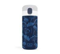 MONBENTO - Gourde Isotherme - Petite Gourde Hermétique 360ml - Garde au Chaud/Froid jusqu'à 12h - MB Pop bleu Ginkgo