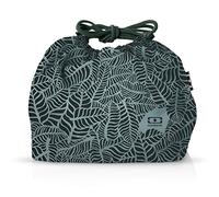 monbento - Lunch Bag MB Pochette M Graphic Jungle - Sac à Lunch Box Polyester - Idéal pour contenir Bento Box MB Original ou MB Tresor - Motif Feuilles, Nature - Vert