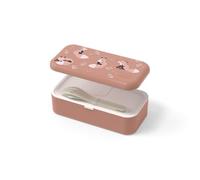 monbento - Lunch Box Enfant MB Foodie Fox - Renard - Avec Couverts Enfant MB Pocket Beige - Idéal Ecole/Parc - Sans BPA - Durable et Sûr