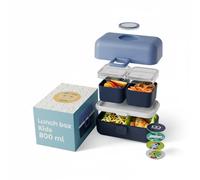 Bento compartimenté enfant 800ml bleu