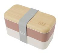 Monbento – Boîte repas MB Original 1L – Hermétique 2 étages Sans BPA Rose Moka