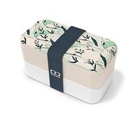 monbento - Original - Bento Lunch Box 1 L 2 Étages Made in France | Boîte repas hermétique 2 x 500 ml, micro-ondes, lave-vaisselle et congélateur, sans BPA, bureau et meal prep