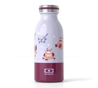 monbento - Petite Gourde Isotherme MB Cooly Owly - Hibou - Petite Gourde Hermétique pour Enfant Idéal pour Ecole et Parc - Sans Bpa - Violet