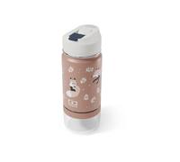 Monbento Twisty Fox - Bouteille snack isotherme 2-en-1 - Rose poussière