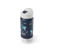 Monbento Twisty Wolf - Gourde isotherme 2-en-1 - Bleu - 300 ml + 120 ml