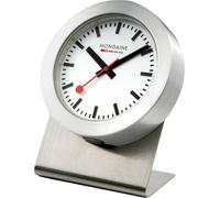 Mondaine A660.30318.81SBB horloge murale, horloge de table, horloge de cuisine en argent magnétique 50 mm