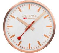 Mondaine Horloge murale A995.CLOCK.17SBK Horloge de gare or rose 40 cm Aluminium