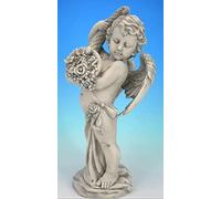 MONDE FEERIQUE Ange Statuette Corne d'abondance 40cm
