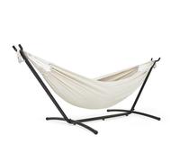 Mondeer Hamac sur Pied avec Support,double extérieur, Avec Sac de Transport Portable, Charge Max 200kg,pour Balcons/terrasses, Beige