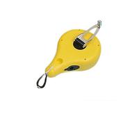 MONDELIN - Cordeau traceur Rondo-Line jaune 30 m - Boîtier robuste avec manivelle repliable - Outil de traçage professionnel pour maçonnerie et chantier