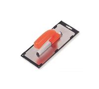 MONDELIN Platoir déco souple 24 x 11 cm - lame inox trempé 0,5 mm - angles arrondis anti-traces - finition enduit décoratif et lissage professionnel