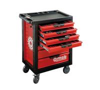 MONDELIN Servante d'atelier Mob PROLINER 7 tiroirs garnie 177 pièces | Chariot à outils professionnel, Charge statique 850 kg, Fermeture centralisée