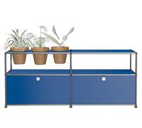 Mondes des plantes Sideboard Configuration 1 USM Haller Bleu de gentiane - USM HALLER DE_QS_M46 ENZIBLAU